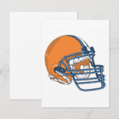 Orange blue helmet (Front/Back)