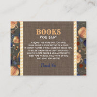 Orange Blue Rustic Pumpkins Books For Baby