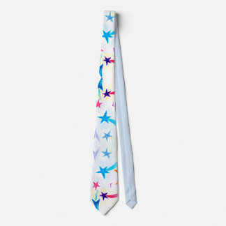 Orange & Blue Stripes  Tie