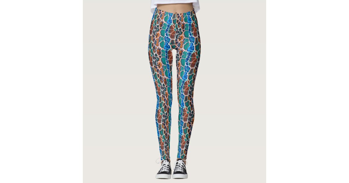 Mosaic Pattern Leggings