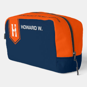 Orange Blue Toiletry bag for Man/Father