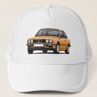 Orange BMW 3 series (E30) Trucker Hat