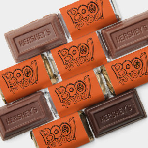 Orange Boo Halloween Hershey's Miniatures