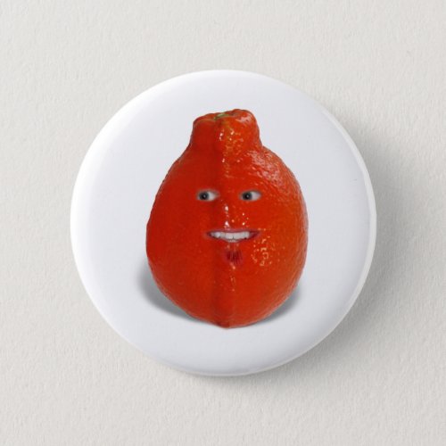 Orange Boy Pinback Button