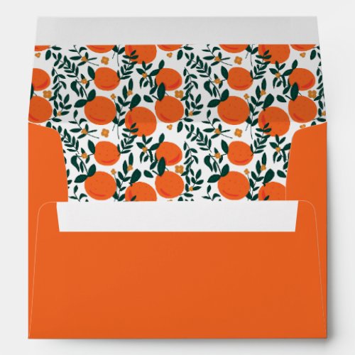 Orange Breeze Envelope