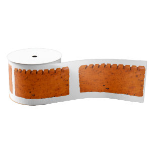 Orange Brick - Atom Of Creation Grosgrain Ribbon