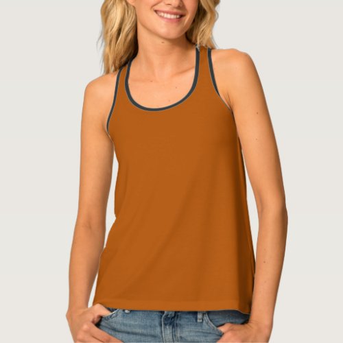 Orange Brick Tank Top