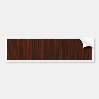 Orange/Brown and Black Lines Pattern Bumper Sticker