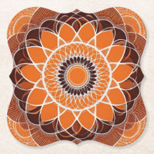 Orange Brown Cream