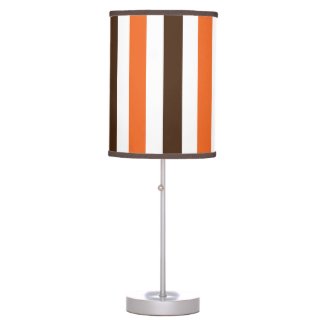 Orange Brown Vertical Stripes Pattern