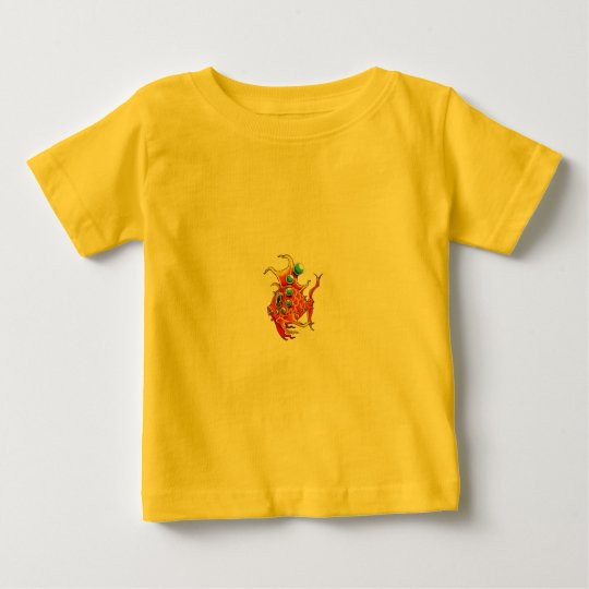 orange bubble fish Infant T-shirt