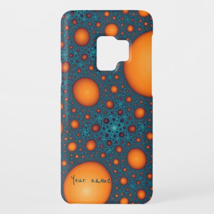 Orange bubbles. Add your name or custom text. Case-Mate Samsung Galaxy S9 Case