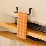 Orange Buffalo Plaid Kitchen Towel for Home Decor<br><div class="desc">Brighten your kitchen with this vibrant orange buffalo plaid kitchen towel. Featuring a lively gingham pattern,  it’s perfect for adding a pop of color to your home decor,  whether for daily use or festive gatherings.</div>