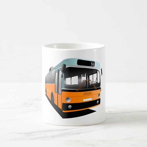 Orange Bus Coffee Mug