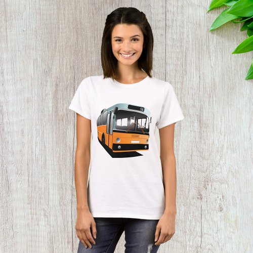 Orange Bus T_Shirt