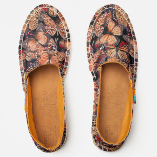 Orange Butterflies Espadrilles