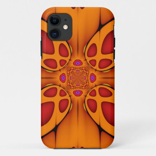 Orange Butterfly Abstract fractal iPhone 5 case