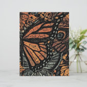 Orange butterfly fantasy abstract art (Standing Front)