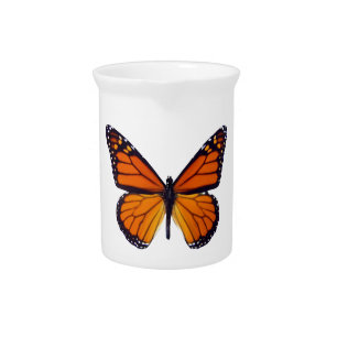 Orange Butterfly Pitcher