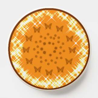 Orange butterfly popsocket