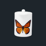 Orange Butterfly Teapot<br><div class="desc">This modern and fun teapot is perfect for enjoying a relaxing cup of tea while at work or at home. Also good for serving coffee during dessert when you have guest over. This teapot is sure to look lovely with any décor. Makes a great gift for weddings, birthdays, mother's day,...</div>