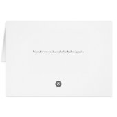 orange butterfly ,thank you (Back Horizontal)