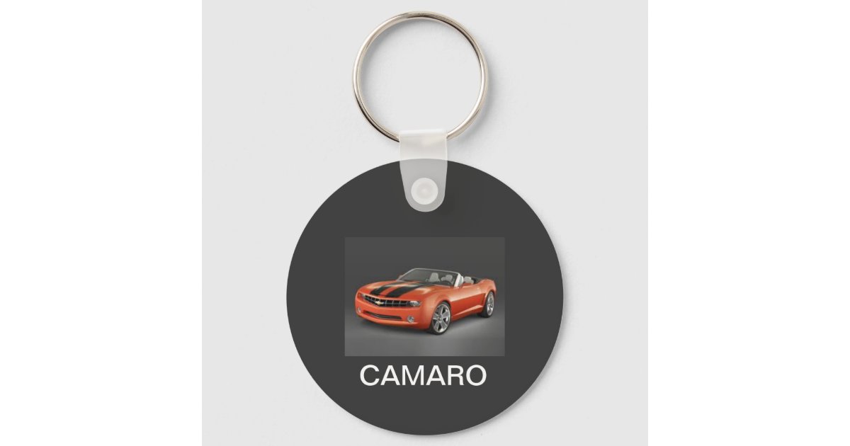 Camaro Inspired Metal Keychain 