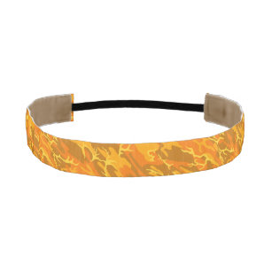 Orange Camo Athletic Headband