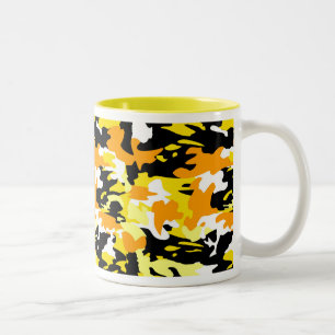 Orange Camo Mug