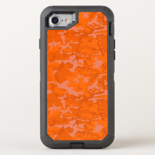 Orange Camo OtterBox Defender iPhone SE/8/7 Case