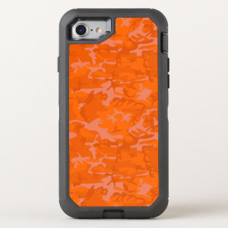 Orange Camo OtterBox Defender iPhone SE/8/7 Case