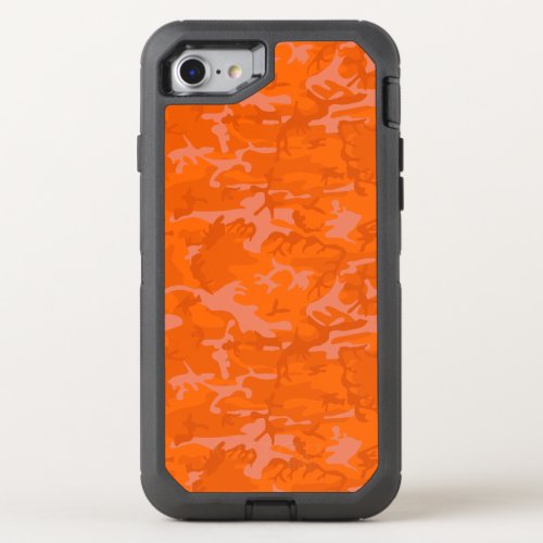Orange Camo OtterBox Defender iPhone SE87 Case