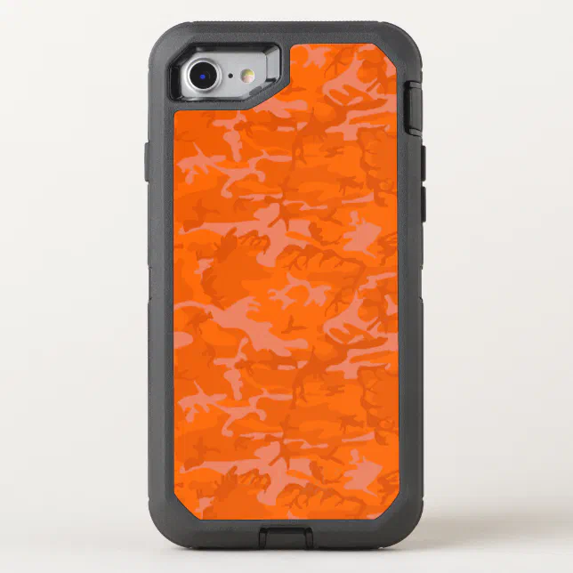 Orange Camo Otterbox iPhone Case Zazzle