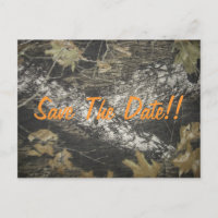 Orange Camo Save the Date!