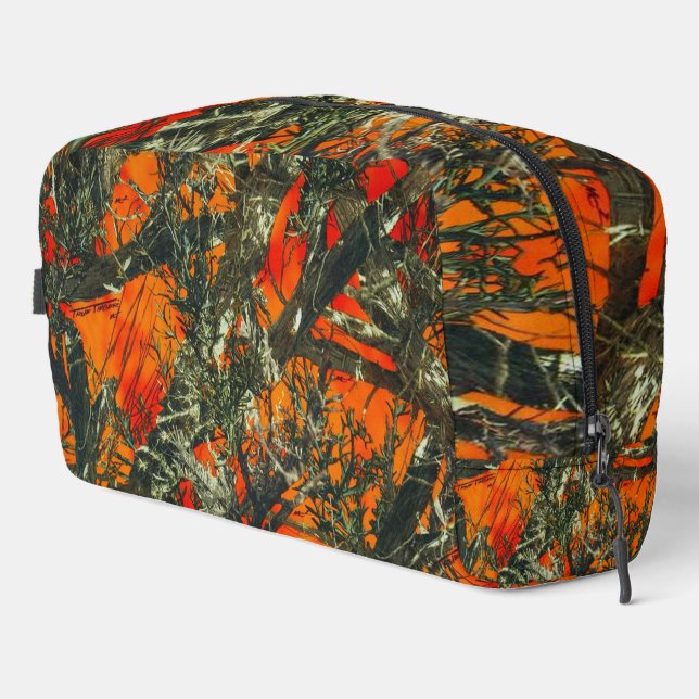 Orange  Camouflage  Dopp Kit (Right Corner)