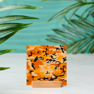 Orange Camouflage, Military, Army Holder