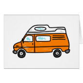 Orange Campervan (Front Horizontal)
