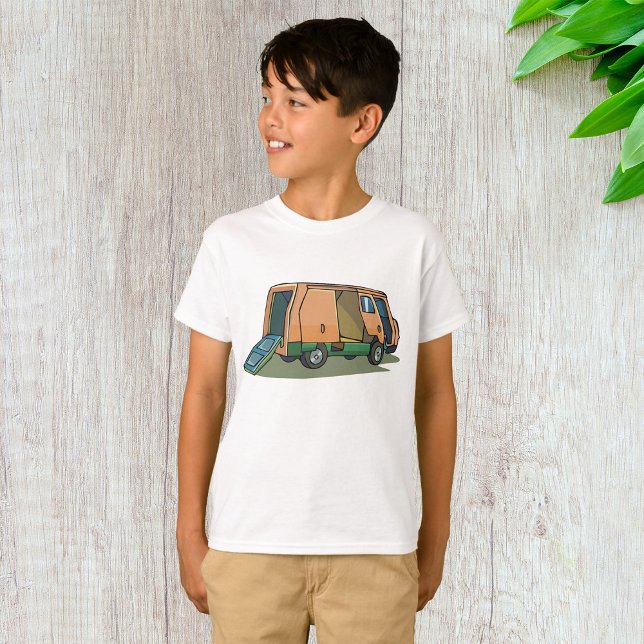 Orange Campervan with Ramp T-Shirt (Creator Uploaded)