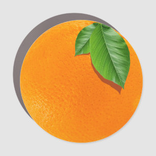Orange Car Magnet