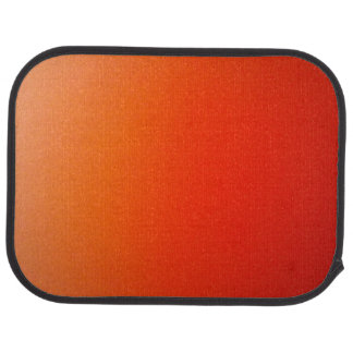 Orange Car Mat