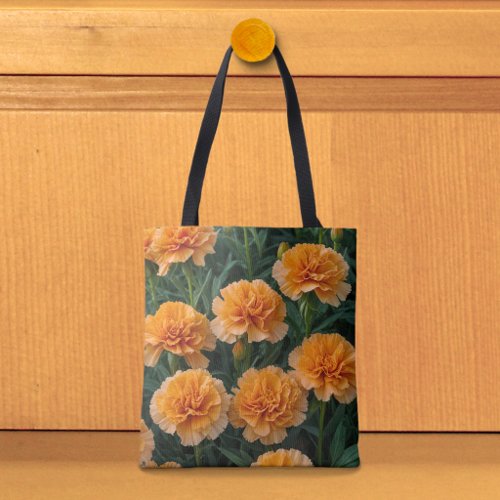 Orange Carnations Image No. 2 Tote Bag
