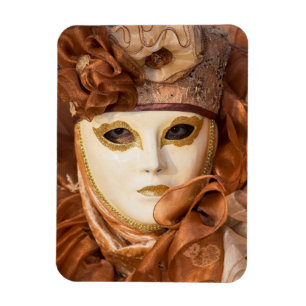 Orange Carnival costume, Venice Magnet