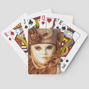 Orange Carnival costume, Venice Poker Cards