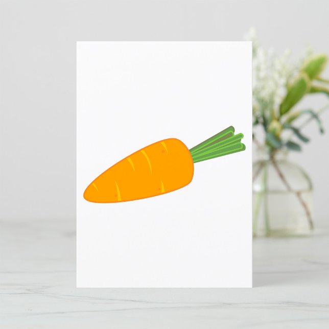 Orange Carrot Vegetable Invitation (Creator Uploaded)
