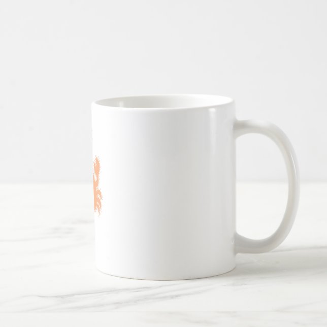 Orange Cartoon Crab Coffee Mug (Right)
