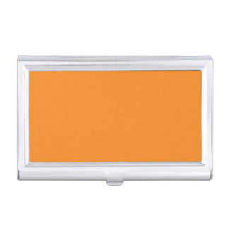 Orange Case For Business Cards