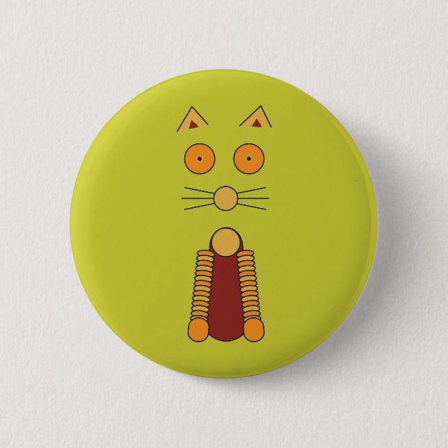 Orange CAT Button (Front)