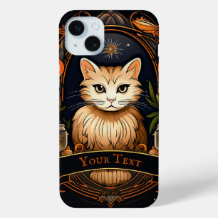 Orange Cat iPhone 15 Plus Case