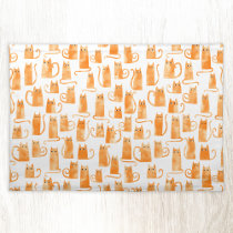 Orange Cat Cloth Placemat