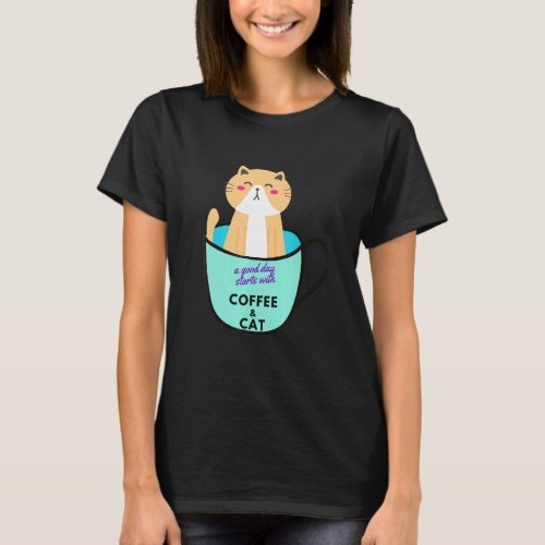 Orange Cat Coffee Mug Cat T-Shirt